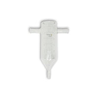 34/45 Millimeter (mm) In/Out Joint Size and 24/40 Millimeter Discharge Joint Dewar Vacuum Trap with Ring Baffles