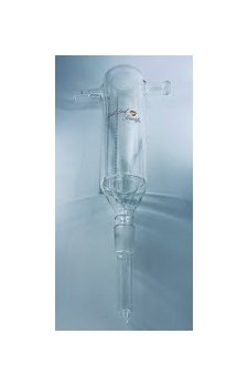 24/40 Millimeter (mm) In/Out Joint Size and 45/50 Millimeter Discharge Joint Dewar Vacuum Trap - Image 2