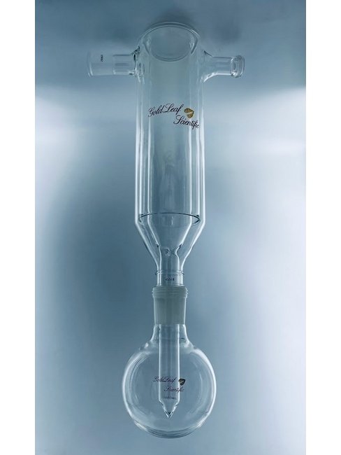 29/42 Millimeter (mm) In/Out Joint Size and 45/50 Millimeter Discharge Joint Dewar Vacuum Trap - Image 1