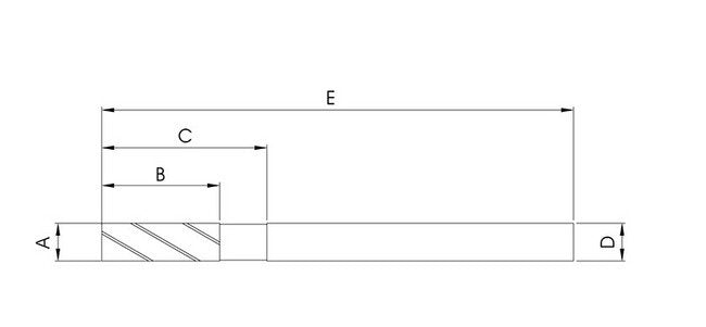 IDI Diamond Coated 4-Flute Square End Mill - 4mm - Image 2