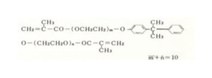 Bis(4-(Methacryloxy Polyethoxy) Phenyl) Propane Di Methacrylate - Image 2