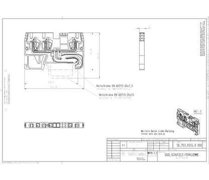Wieland WKFN 2 Duo-Ground Terminal Block with 3 Clamp Positions - Image 3