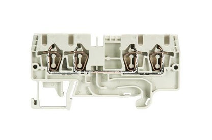 Wieland Duo-Modular Terminal Block with 4 Clamp Positions, Gray WKFN 2 - Image 2