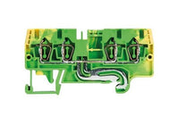 Wieland WKFN 2 Duo-Ground Terminal Block with 4 Clamp Positions