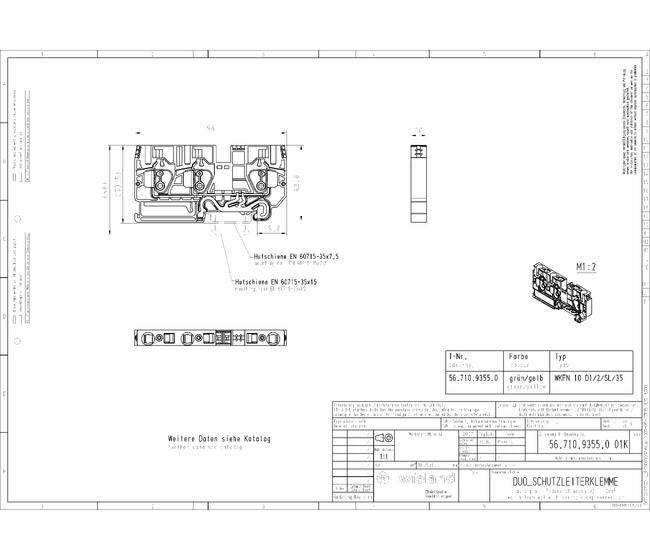 Wieland WKFN 10 Earth Terminal Block - Image 2