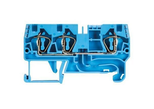Wieland Blue Feed-Through DIN Rail Terminal Block - Image 2