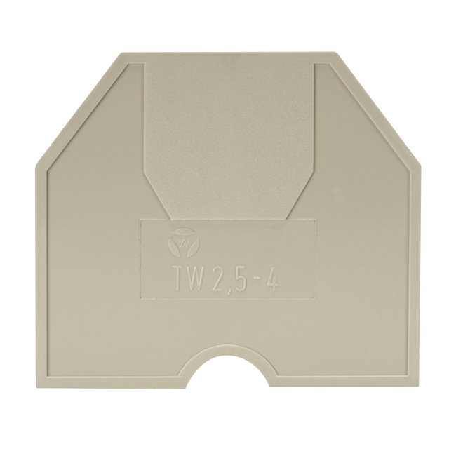 Wieland TW BK M8/35 Gray Partition End Plate - Image 1