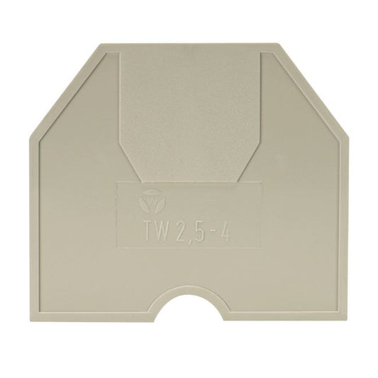 Wieland TW BK M8/35 Gray Partition End Plate - Image 1