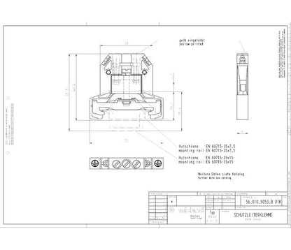 Wieland 9700 Earth Terminal Block - Image 2