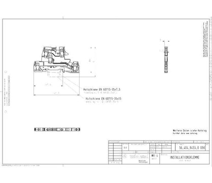Wieland WKI 4 N-D-SL/V0 DIN Rail Terminal Block - Image 3