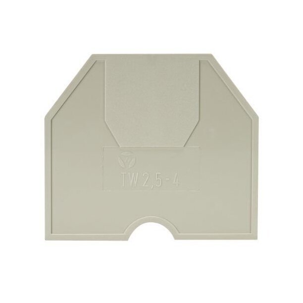 Wieland TW 2.5-4/V0 DIN Rail Terminal Block Partition End Plate - Image 2