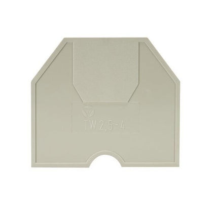 Wieland TW 2.5-4/V0 DIN Rail Terminal Block Partition End Plate - Image 2