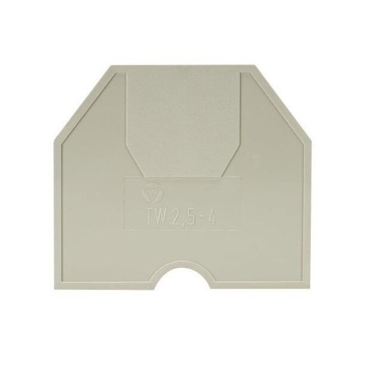Wieland TW 2.5-4/V0 DIN Rail Terminal Block Partition End Plate - Image 2