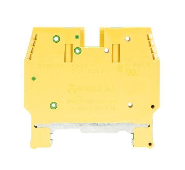 Wieland WK 4/D2/2SLU /V0 Earth Terminal Block for DIN Rail - Image 1
