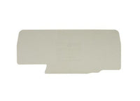 Wieland TWFN 2,5 D2/2/35 Gray Partition End Plate for DIN Rail Terminal Blocks
