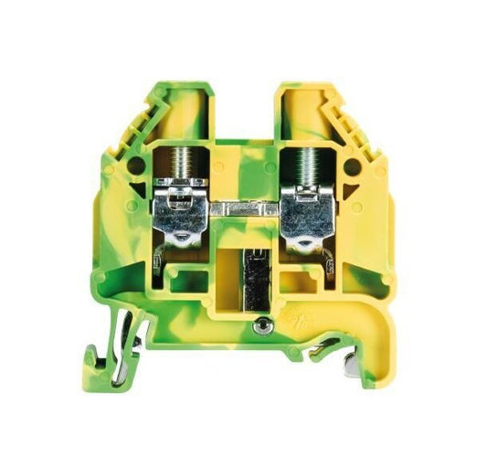 Wieland WT 10 PE Ground Terminal Block for DIN Rail - Image 1