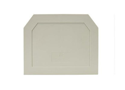 Wieland TWN 35/V0 Gray Partition End Plate for DIN Rail Terminal Blocks - Image 2