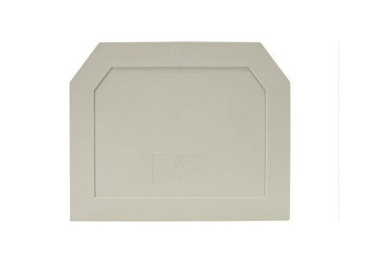 Wieland TWN 35/V0 Gray Partition End Plate for DIN Rail Terminal Blocks - Image 2