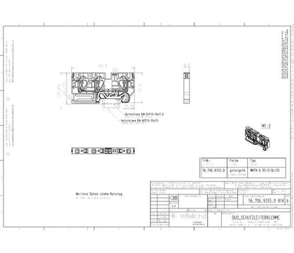 Wieland WKFN 6 Earth Terminal Block - Image 2