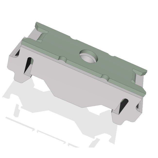 Wieland DIN Rail Terminal Block Mounting Sockets, TS M4 S35 - Image 1