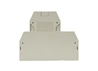 Wieland AP WT 4 E GR DIN Rail Terminal Block End Plate - Gray