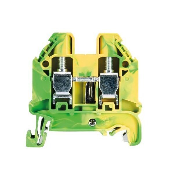 Wieland WT 6 PE Earth Terminal Block for DIN Rail Mounting - Image 1