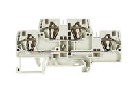 Wieland WKFN 4 E/35 Multi-Tier Terminal - Gray, DIN Rail Mountable