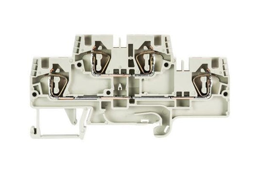 Wieland WKFN 4 E/35 Multi-Tier Terminal - Gray, DIN Rail Mountable - Image 1
