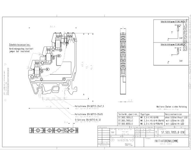 Wieland WK 2 Initiator Terminal Block - Image 3