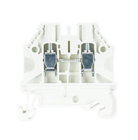 Wieland WT 4 WS Feed-Through Terminal Block - White, DIN Rail Mountable