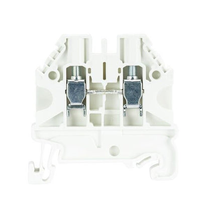 Wieland WT 4 WS Feed-Through Terminal Block - White, DIN Rail Mountable - Image 2