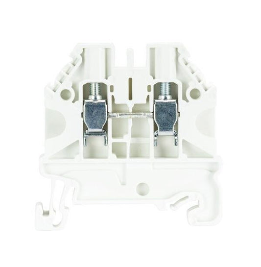 Wieland WT 4 WS Feed-Through Terminal Block - White, DIN Rail Mountable - Image 2