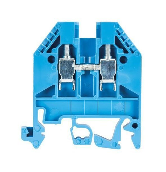 Wieland WK 2.5/U Feed-Through Terminal Block - DIN Rail Mount, Blue - Image 2