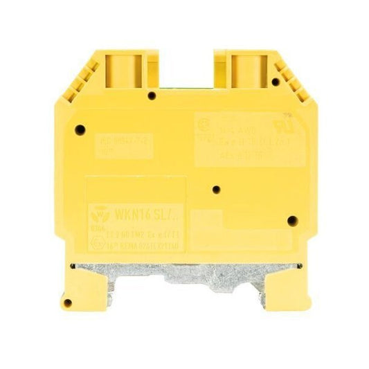 Wieland 16mm² Green/Yellow Earth Terminal Block - WKN 16 SL - Image 1