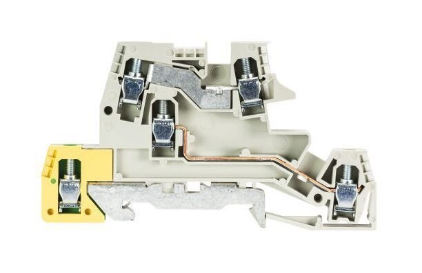 Wieland WKI 4 D-D-SL/V0 Screw Installation Terminal Block for TS 35 DIN Rail - Image 2