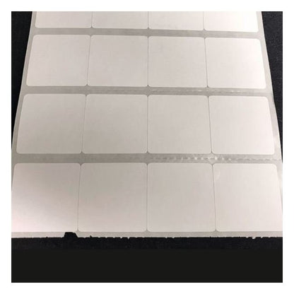 0.9375 x 0.9375 Inch Size White Direct Thermal Paper Label - Image 3