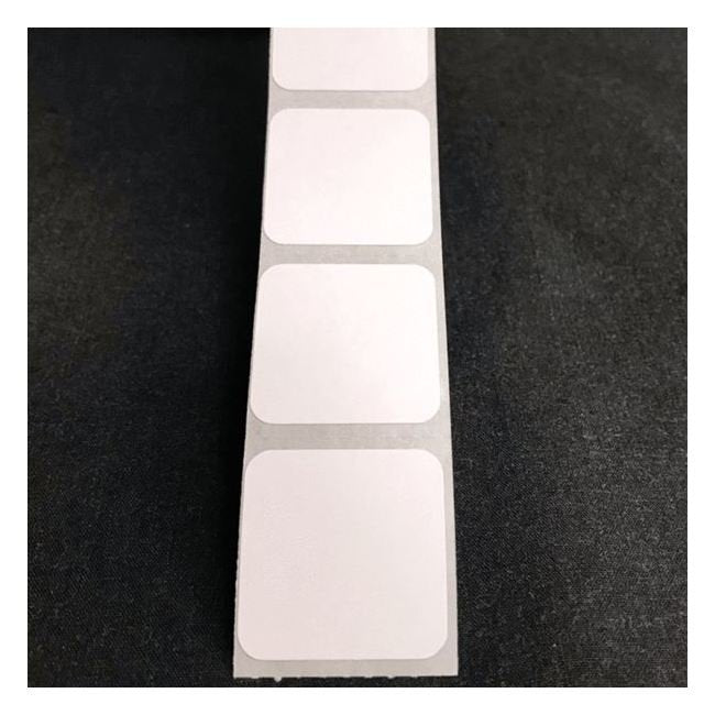 0.9375 x 0.9375 Inch Size White Direct Thermal Label - Image 3