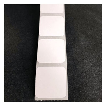 0.9375 x 0.9375 Inch Size White Direct Thermal Label - Image 3