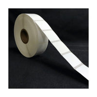 0.9375 x 0.9375 Inch Size White Direct Thermal Label