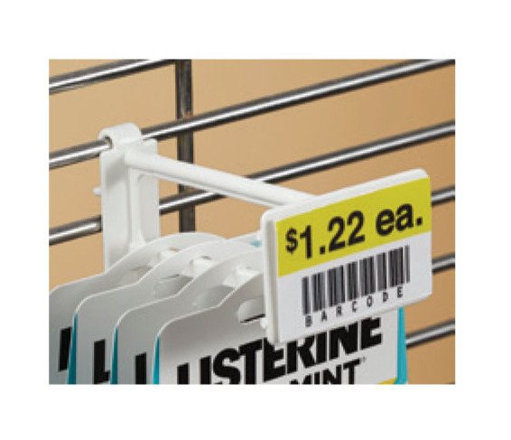 6" Stem Corrugated/Wire Combo Display Hook with Scan Plate - Image 4