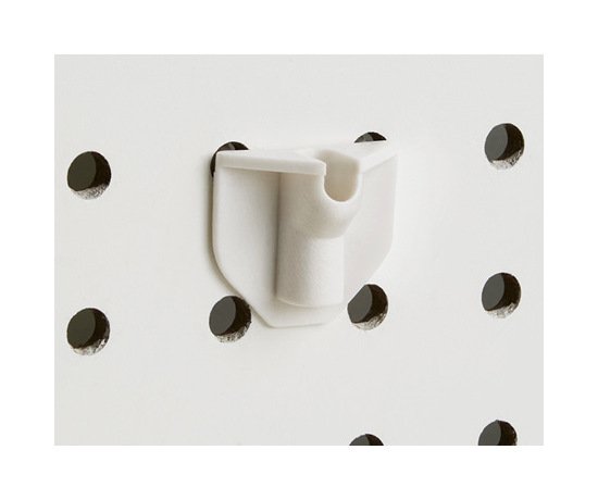 Heavy-Duty 0.212" Wire Diameter Pegboard/Slatwall Plastic Back Adapter - Image 3