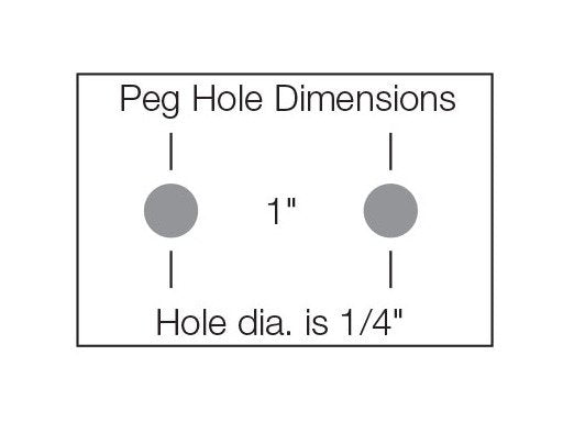 6-Inch Glass-Filled Nylon Pegboard Display Hook - Image 3
