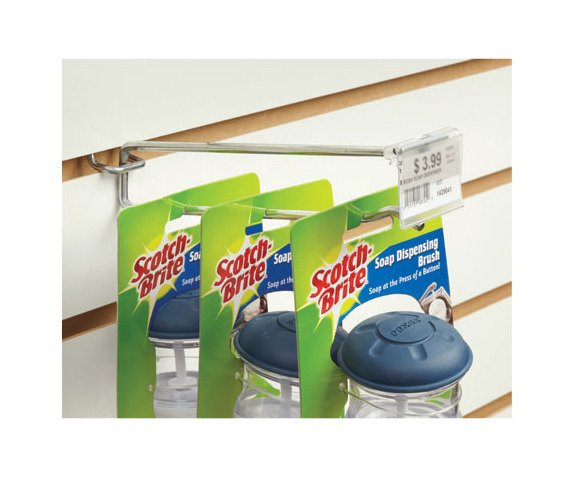 All-Wire Pegboard Hook with T-Scan Bar - 0.186" Wire Diameter, 6" Stem Length - Image 3