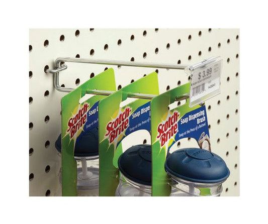 All-Wire Pegboard Hook with T-Scan Bar - 0.186" Wire Diameter, 6" Stem Length - Image 1