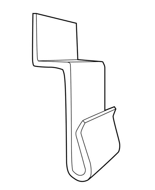 Heavy-Duty Slatwall Power Wing Clip - Image 2
