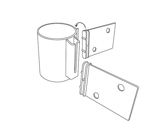 Corrugated Display Pole Shelf Support Kit - Image 2