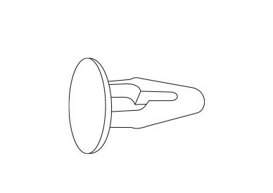 Nylon Dart Clip with Natural Color - Small Size - Image 2
