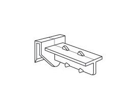 Heavy Duty Clip-On Corrugated Shelf Supports, Horizontal Style - Image 2