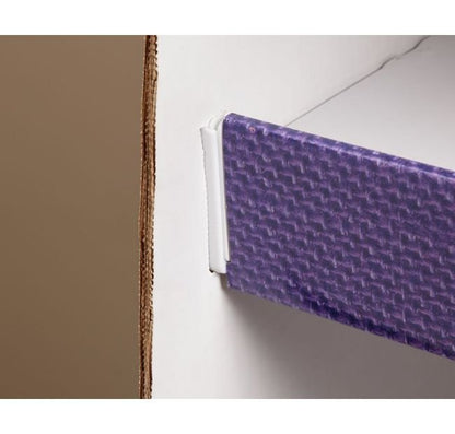 Large White Polypropylene Female Shelf Support Clip - Image 1