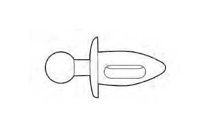 Pegboard Paper/Vinyl Fastener Clip - Image 2
